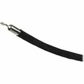 Tatco Products VELOUR ROPE, 6ft LONG, BLACK TCO11116